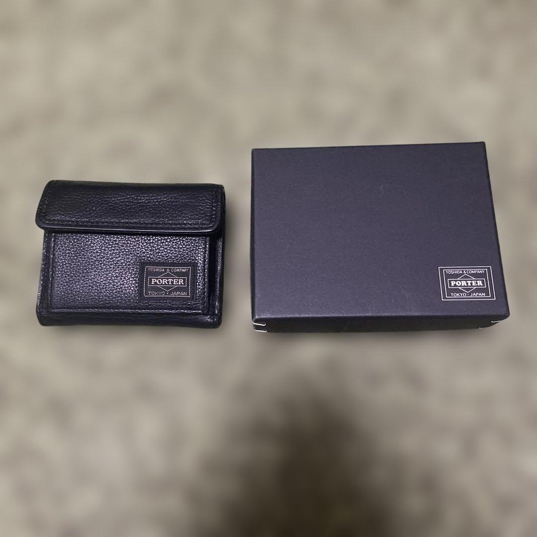 PORTER 三つ折り財布 ブラック