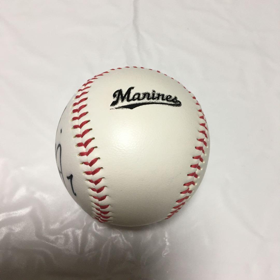 直筆サインボール 千葉ロッテ 清田育宏 清田 マリーンズ