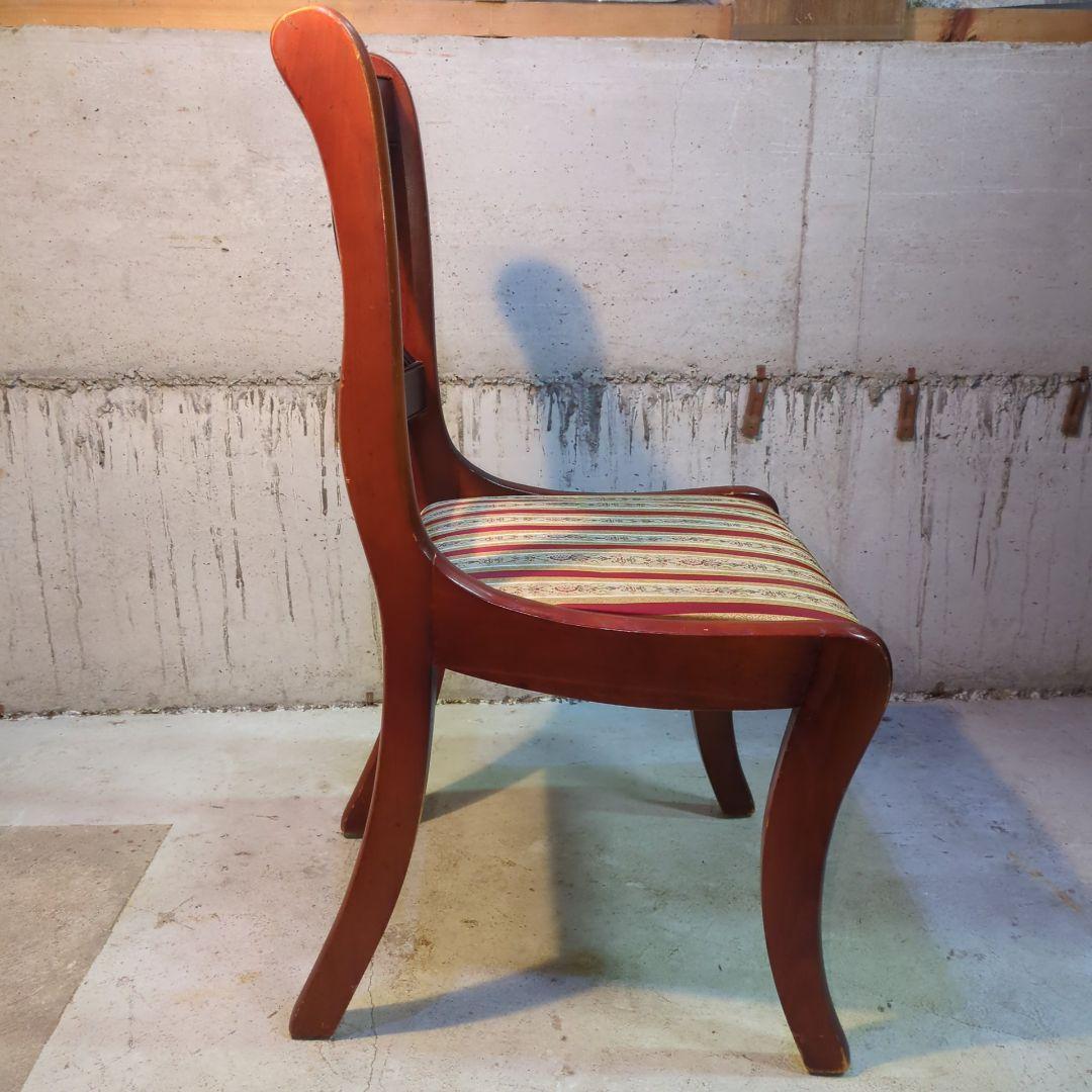 2脚セット　イギリス ヴィンテージ家具 ダイニングチェア 椅子①