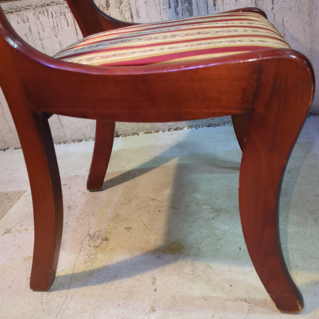 2脚セット　イギリス ヴィンテージ家具 ダイニングチェア 椅子①