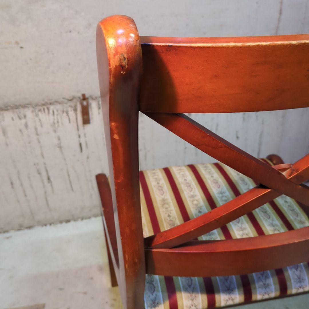 2脚セット　イギリス ヴィンテージ家具 ダイニングチェア 椅子①