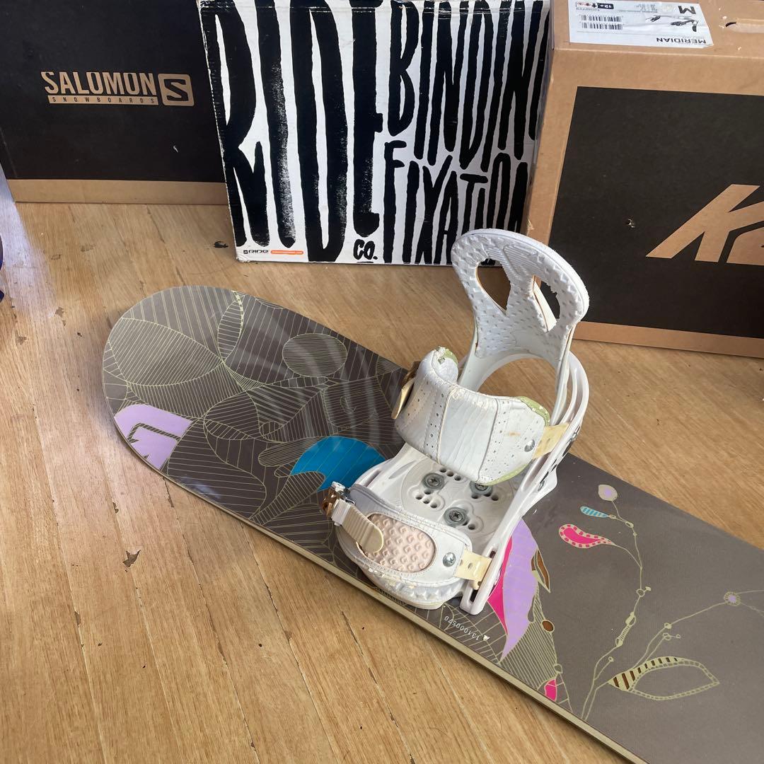 BURTON　希少136㎝　バートン　バインディング付　スノーボードセット