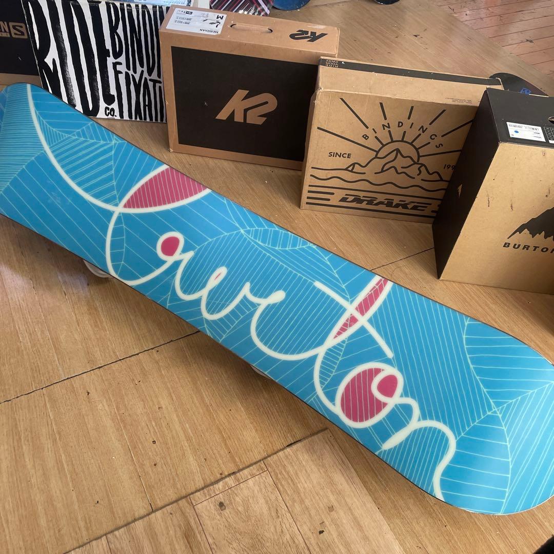 BURTON　希少136㎝　バートン　バインディング付　スノーボードセット