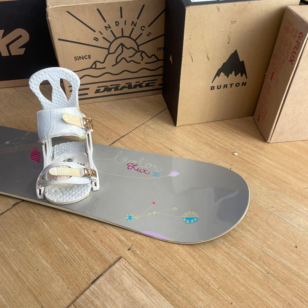 BURTON　希少136㎝　バートン　バインディング付　スノーボードセット