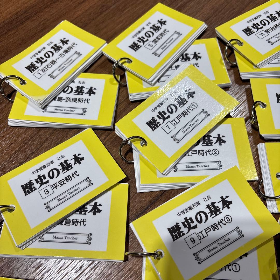 Mama Teacher ママティーチャー　歴史の基本セット　歴史人物　セット