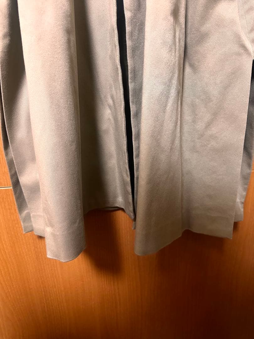 ella_selectshop コットンツイルアシンメトリーコート ベージュ