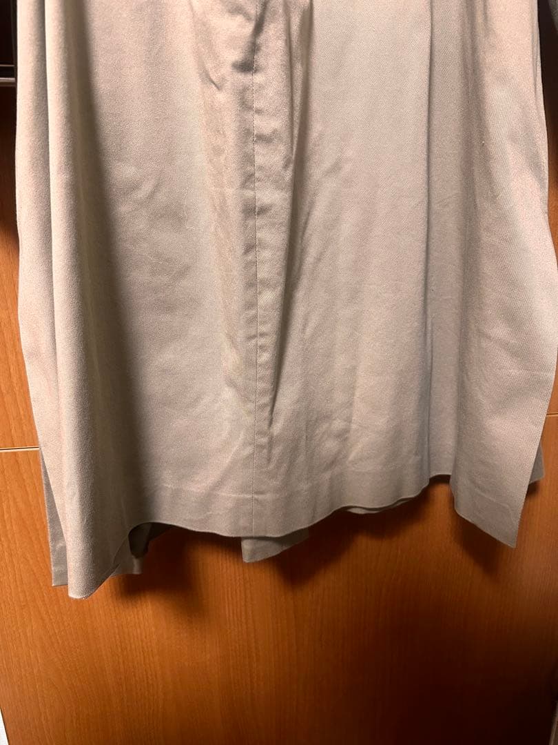 ella_selectshop コットンツイルアシンメトリーコート ベージュ