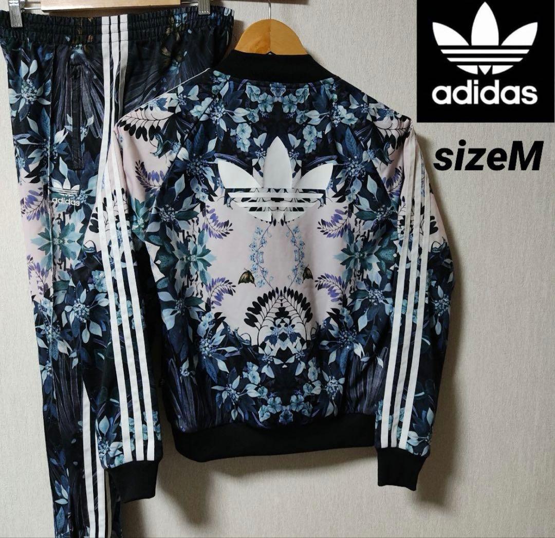 アディダス ジャージ上下 セットアップ 花柄 総柄 Romantic Woods