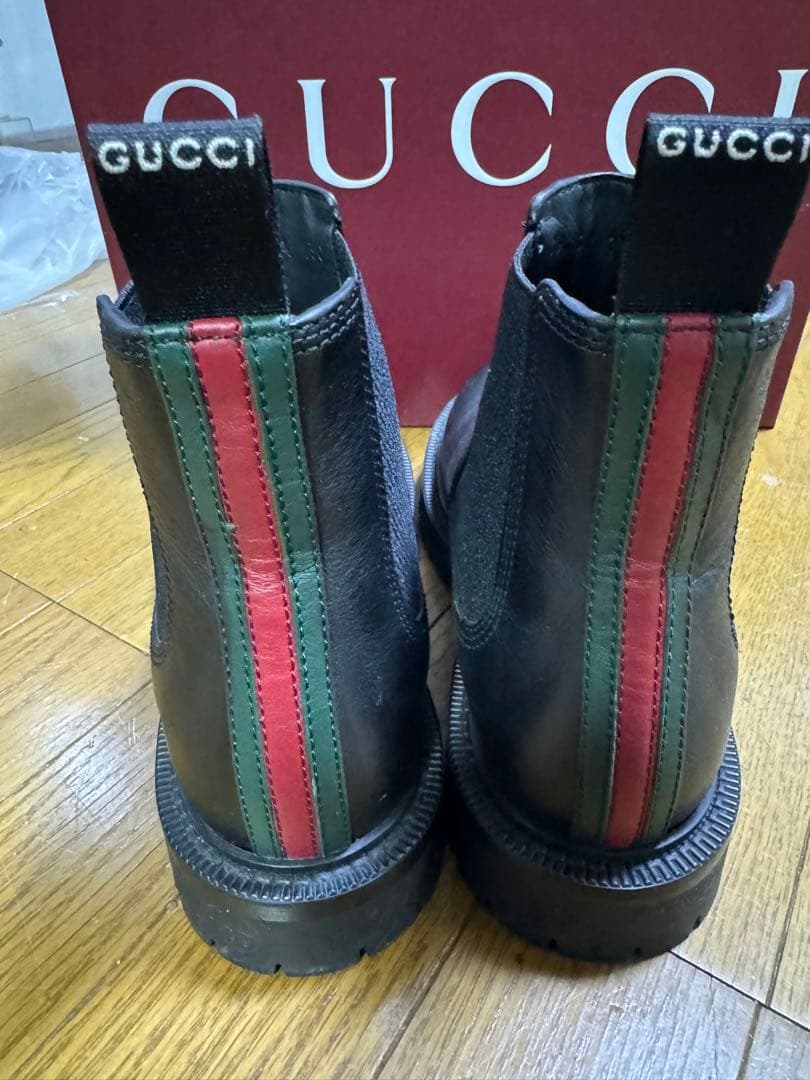 正規品　gucci グッチ　サイドゴアブーツ　26.5 27.0　サバト期