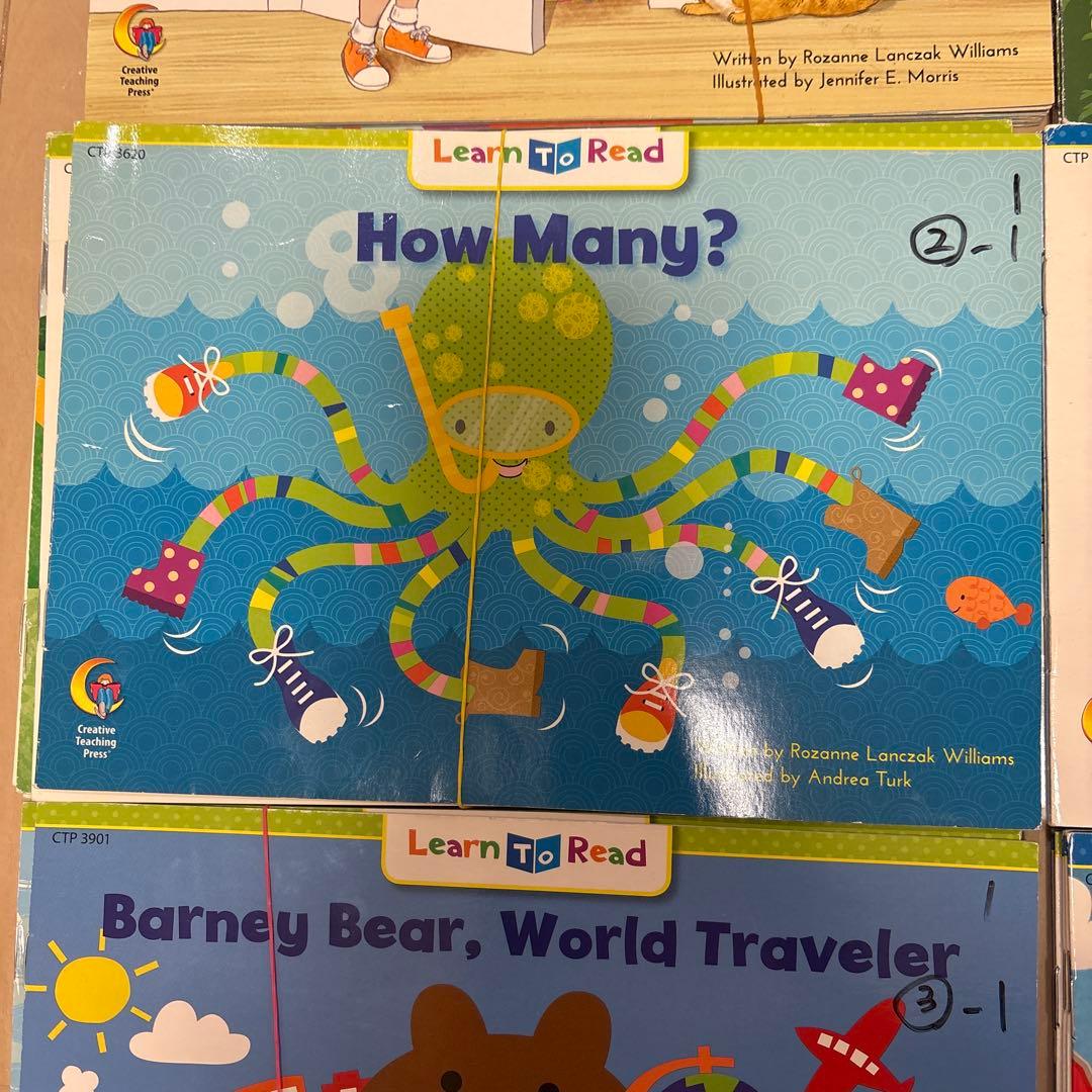 CTP レベル1 Learn to Read 絵本48冊　CD8枚セット