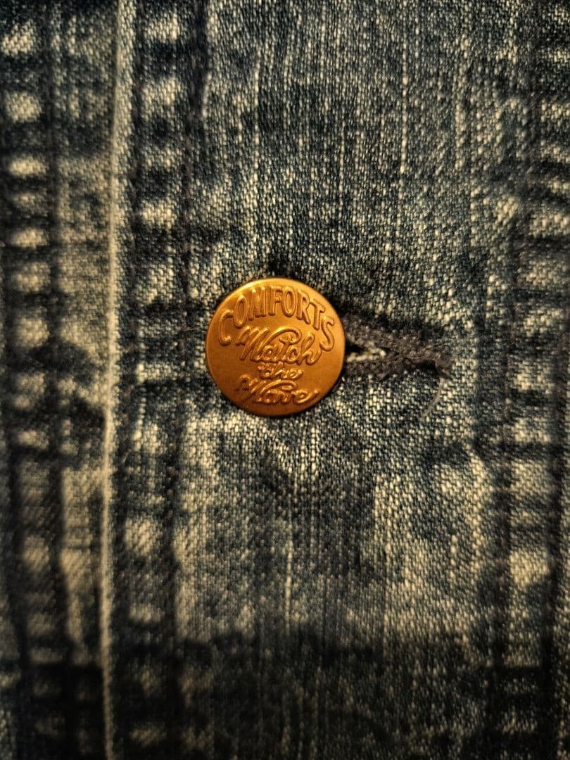 misaharu☆【未使用】デニム&ダンガリー 02 刺繍ワッペンFITH