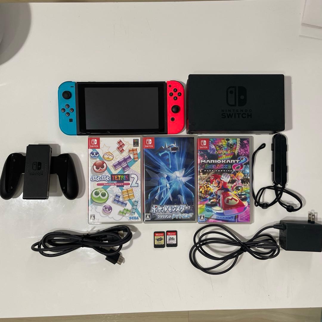 【初期型】ニンテンドースイッチ ソフト5本付