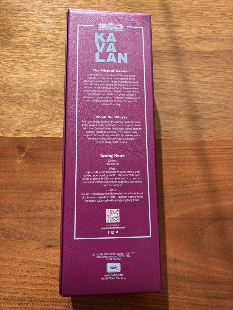 taku 　KAVALAN シングルモルトWHISKY