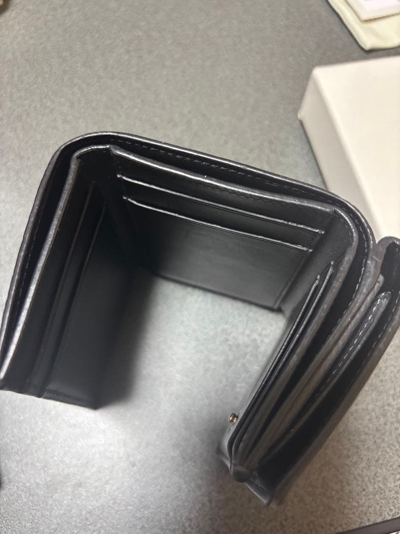 【週末限定値下】LOEWE ダークグレー 三つ折り財布