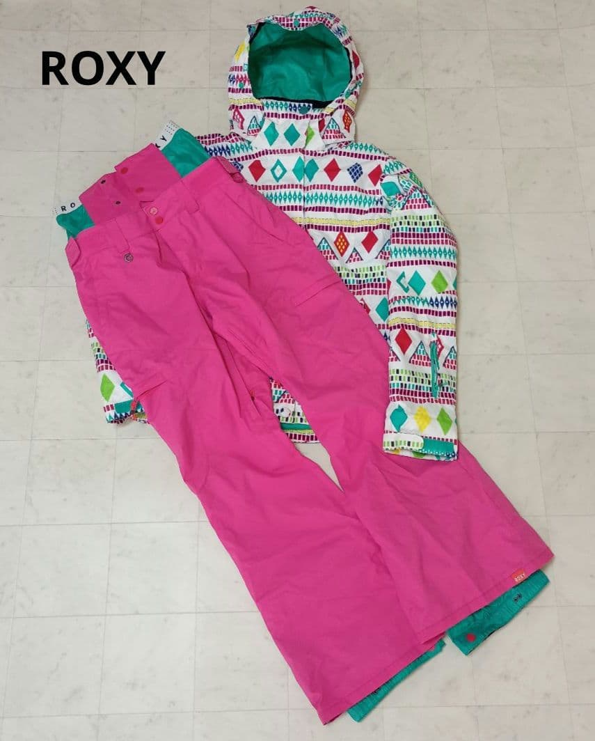 ROXY　スノーボードウェア　上下セット　レディース　ジャケット：M　パンツ：S