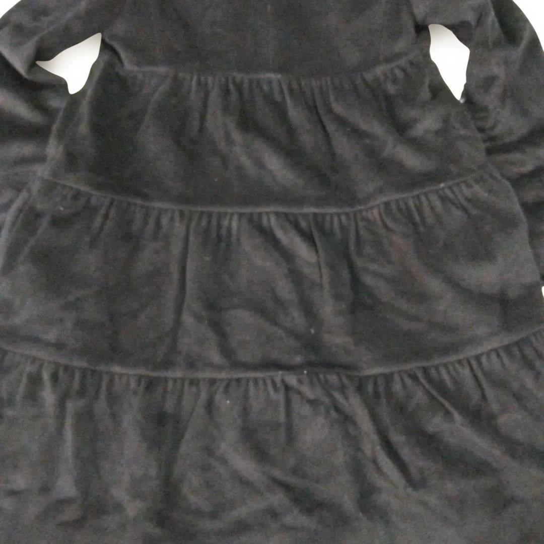 【極美品】BURBERRY BLUE LABELアンゴラ混ティアードコート黒M