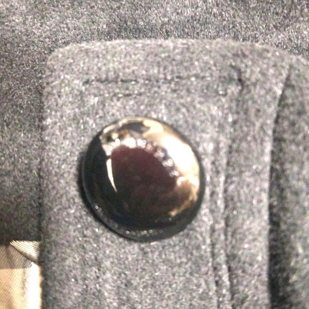 【極美品】BURBERRY BLUE LABELアンゴラ混ティアードコート黒M