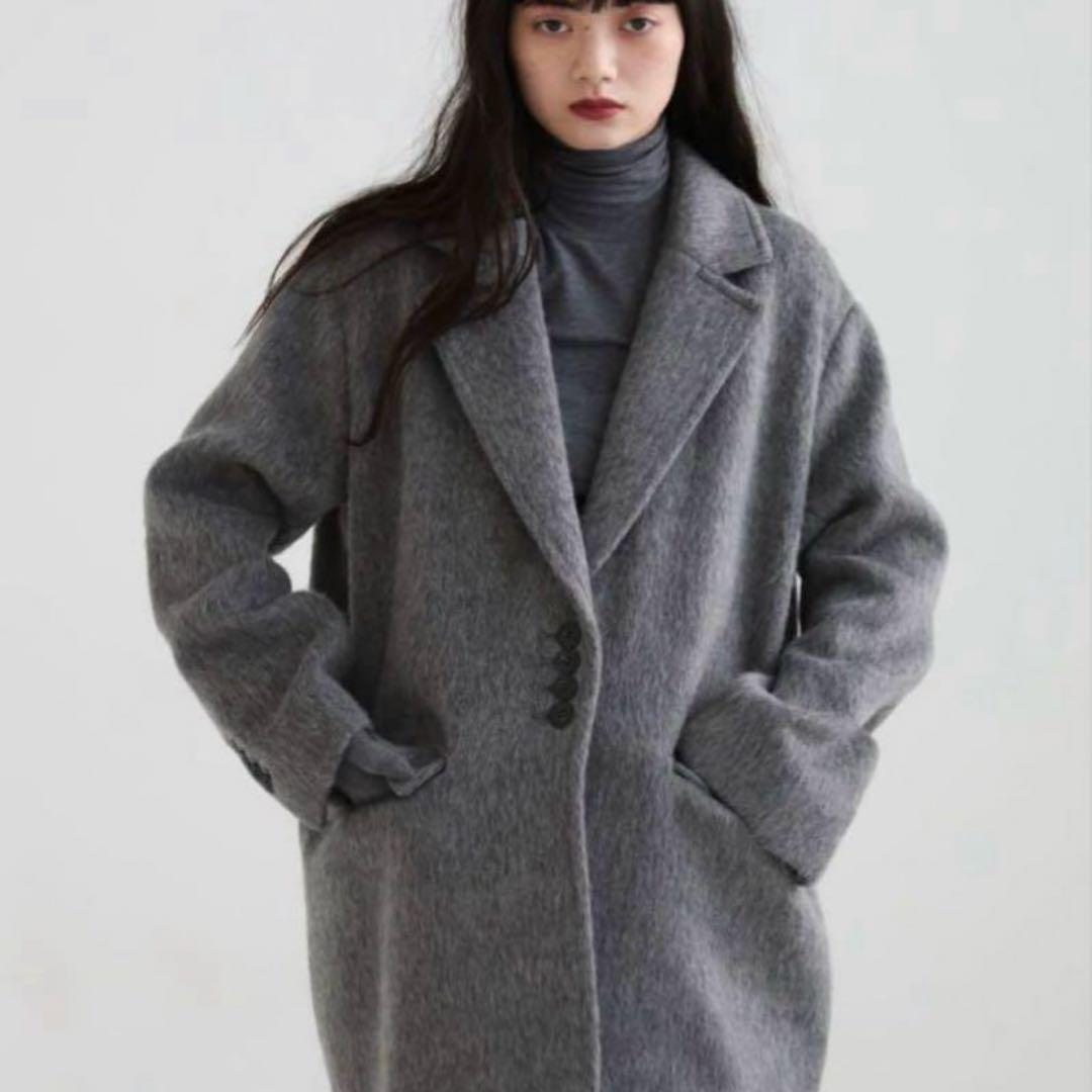 aere アエレ　shaggy jacket coat　シャギージャケットコート