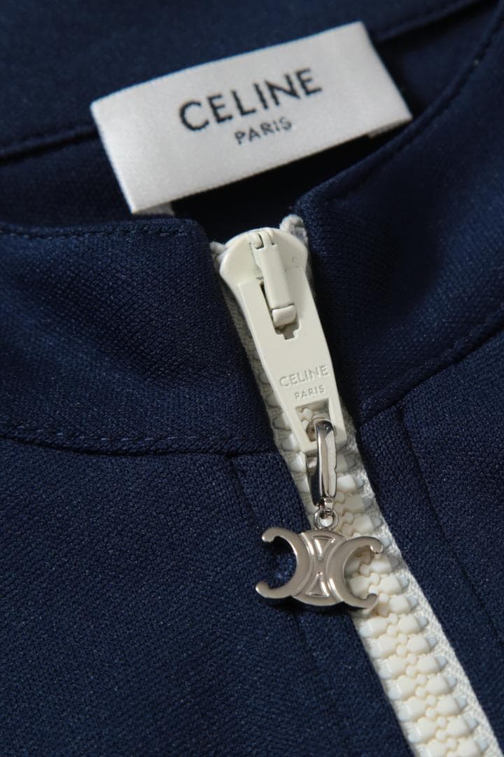 超美品セリーヌ 21AW エディ期 トリオンフZIP ダブルフェイスジャージ