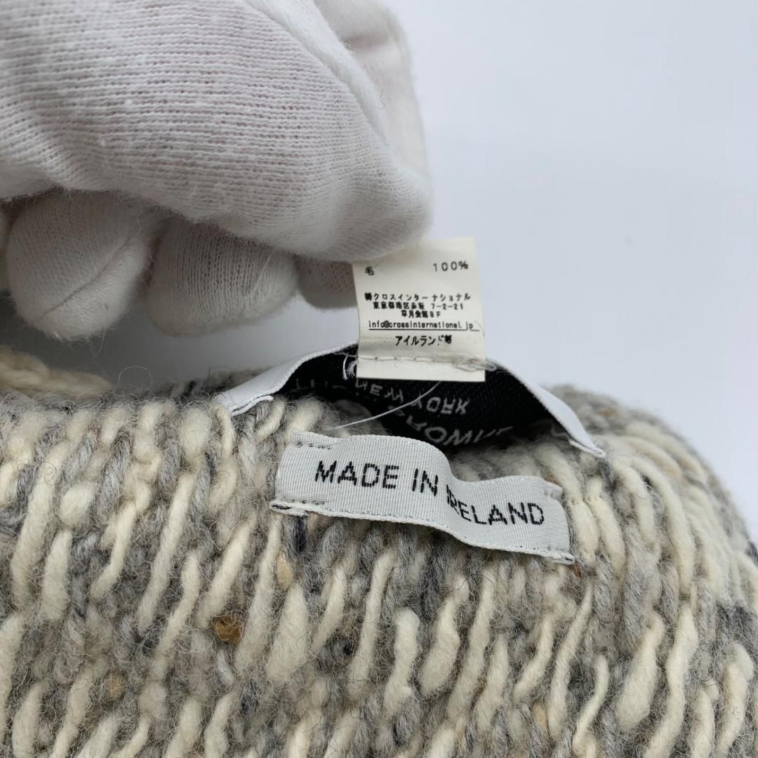 16459✨美品✨トムブラウン 4BAR マフラー ツイード ウール ニット