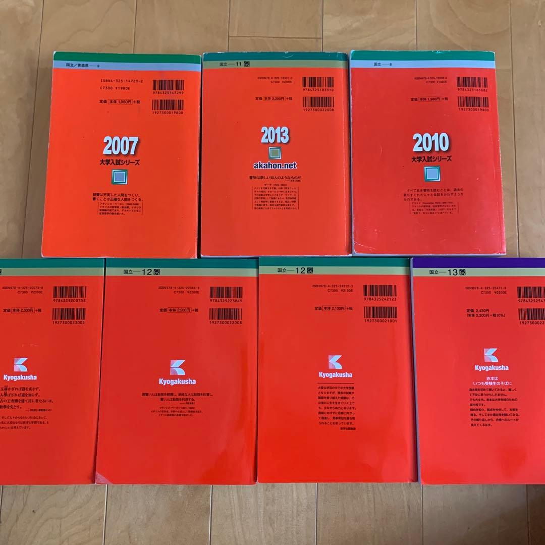 弘前大学　21ヶ年分　赤本　大学受験　まとめ売り