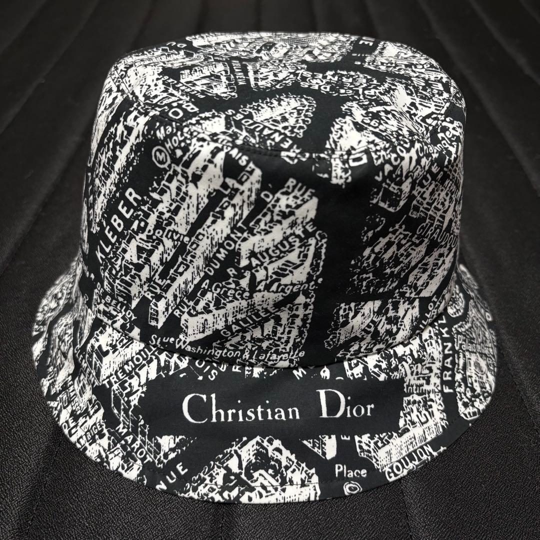 クリスチャンディオール　リバーシブルバケットハット