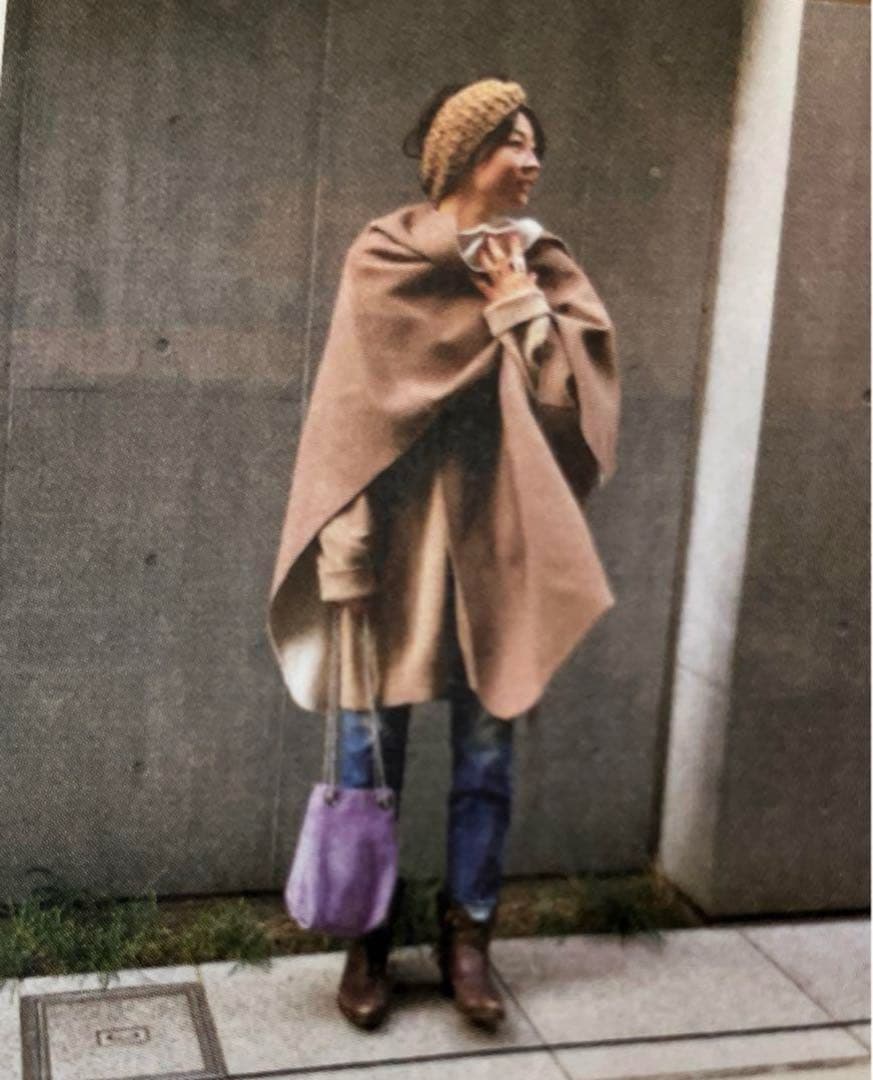 roku6ロクユナイテッドアローズ リバーポンチョコート 五明祐子さん着用