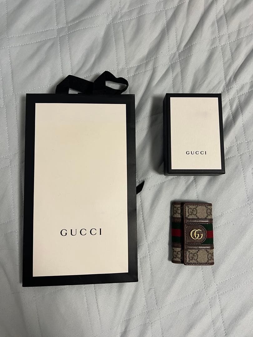 GUCCI 〔オフィディア〕GGキーケース 即購入NG❌