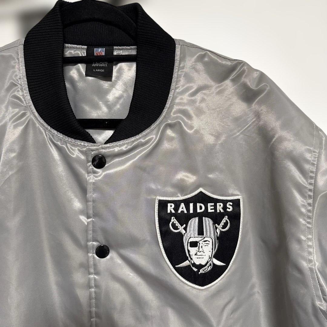 NFLチームアパレル　レイダーススタジャン　Ｌサイズ　RAIDERS