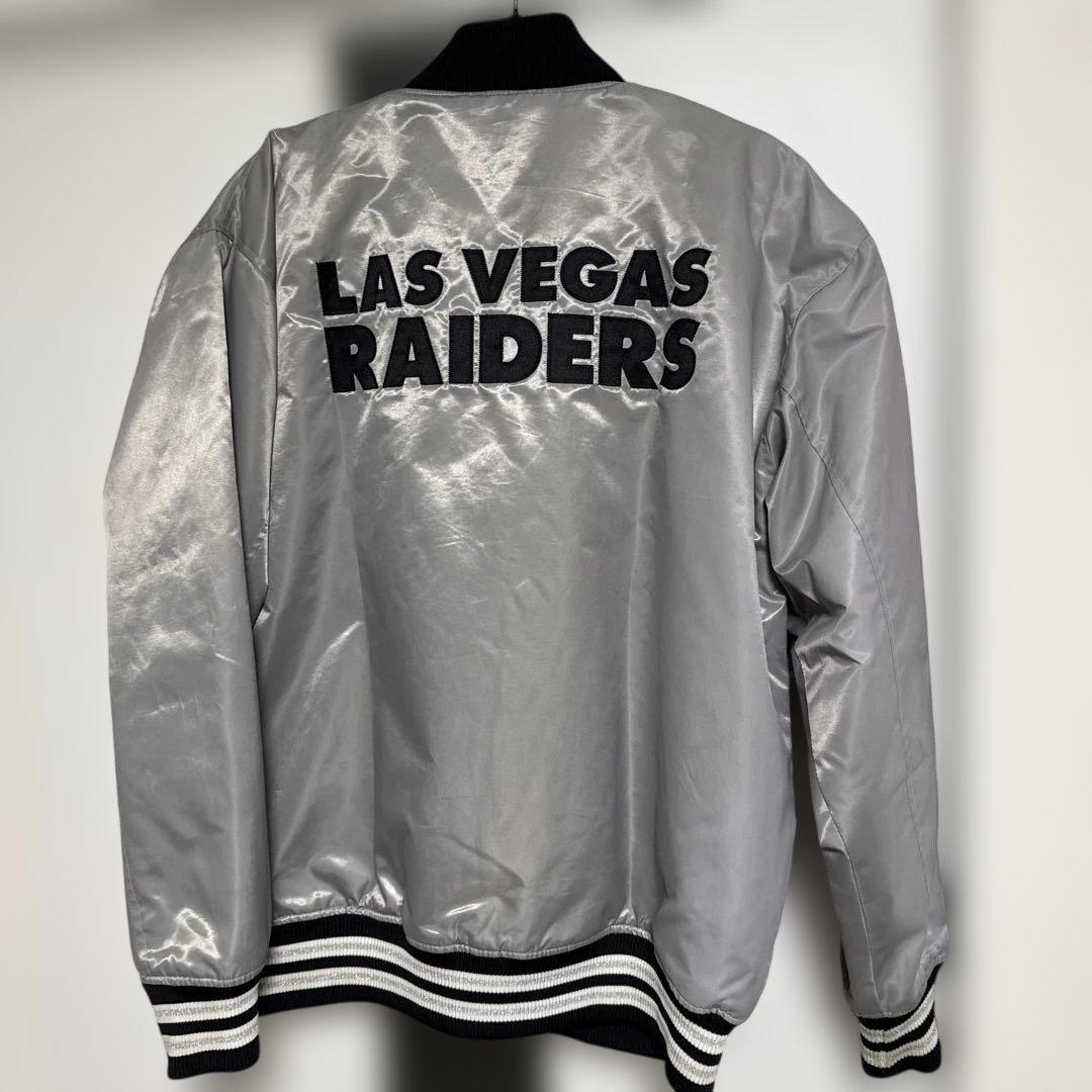 NFLチームアパレル　レイダーススタジャン　Ｌサイズ　RAIDERS