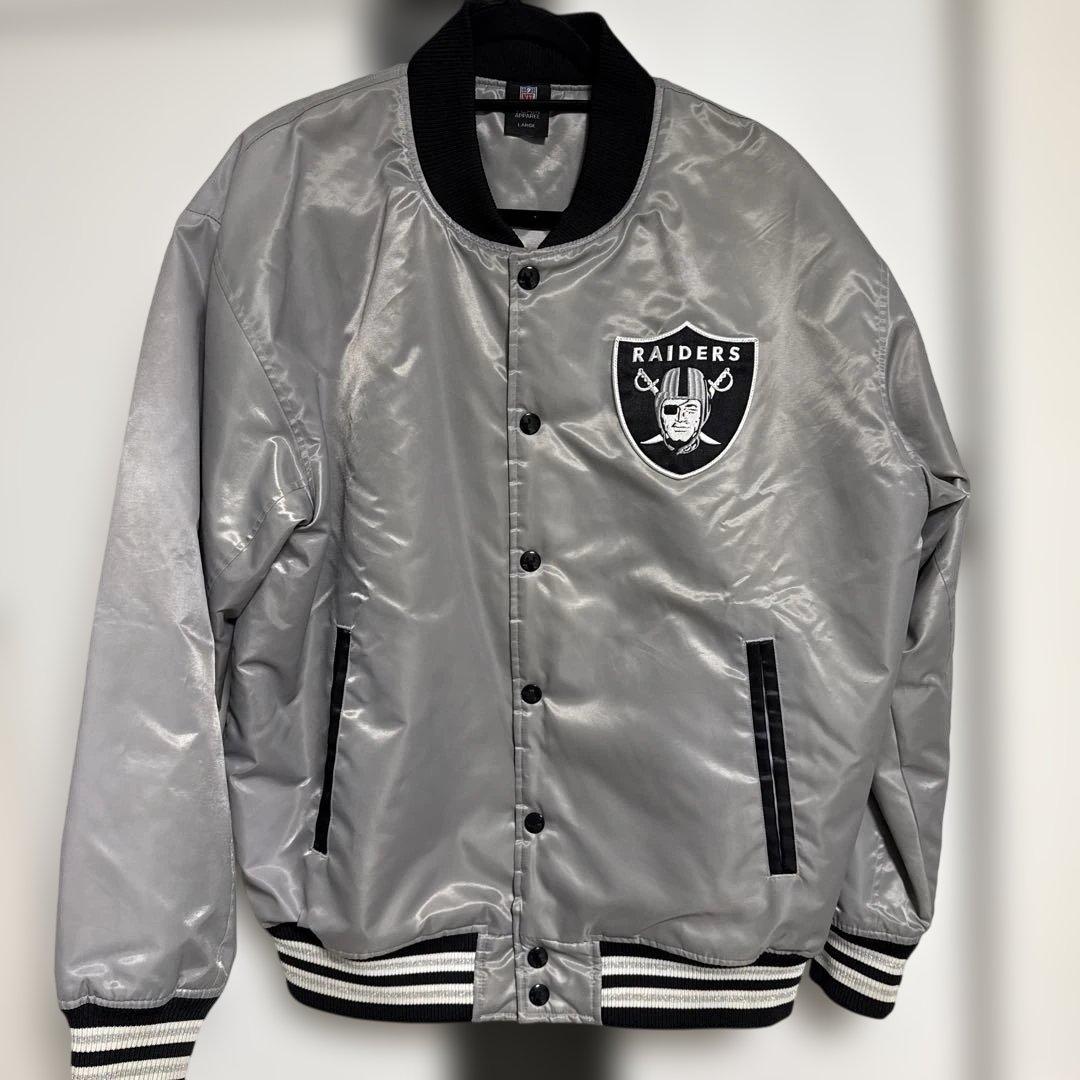 NFLチームアパレル　レイダーススタジャン　Ｌサイズ　RAIDERS