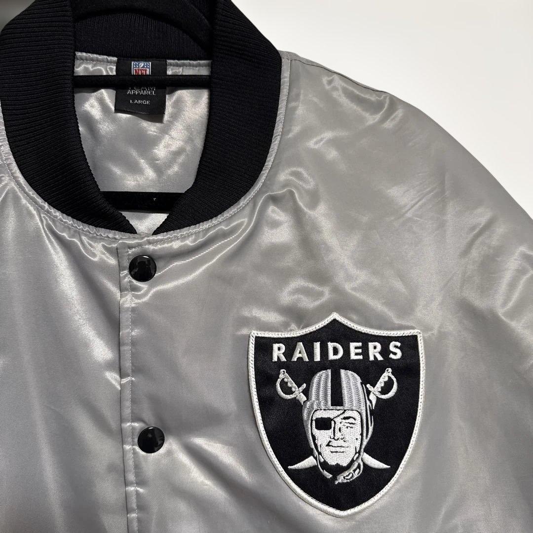 NFLチームアパレル　レイダーススタジャン　Ｌサイズ　RAIDERS