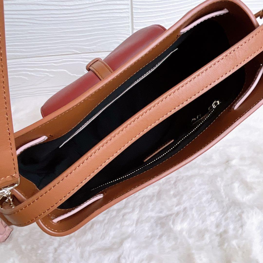 未使用☆Paul Smith ポールスミス 2wayショルダーバッグ ブラウン