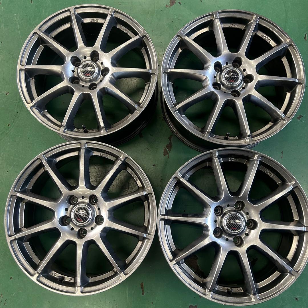 中古アルミ17X7.0　シュナイダー　カローラクロス、アルファード等5穴車用