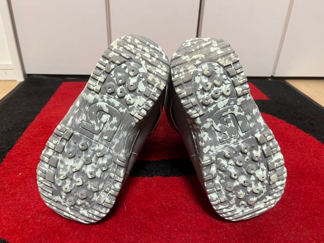 バートン　BURTON ZIPLINE グレー キッズ　ブーツ BOA 22cm