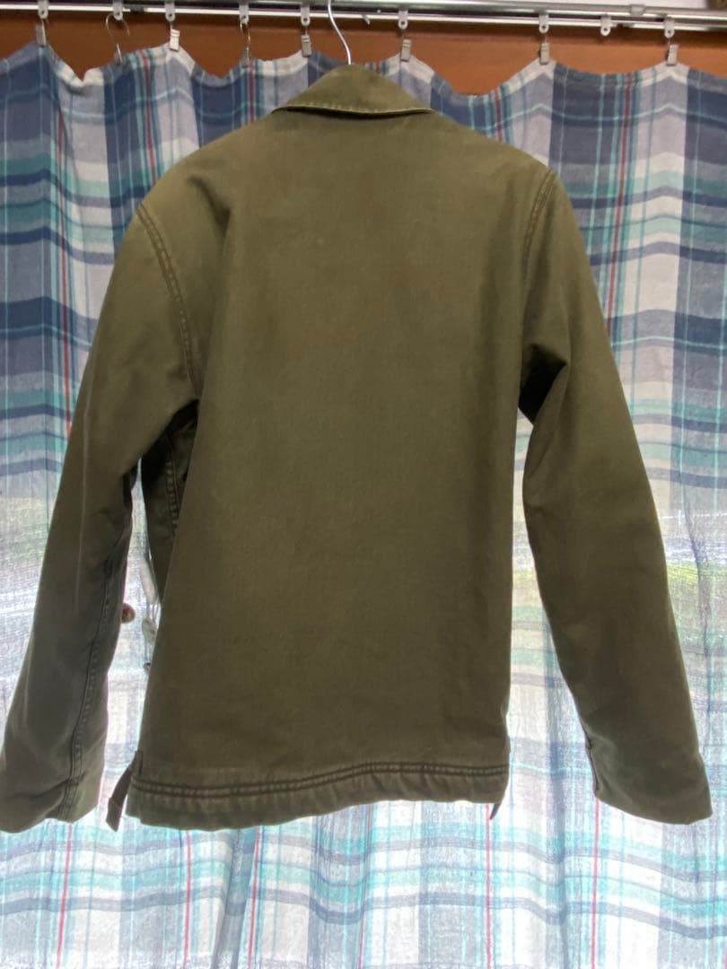 Stüssy ミリタリージャケット M カーキ　裏ボア