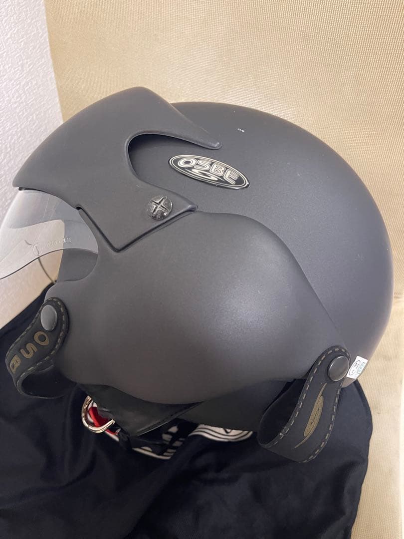 OSBE ジェットヘルメット ブラックグレー　希少