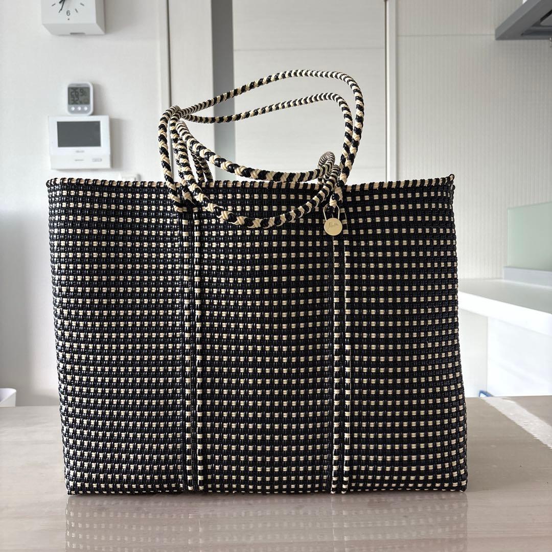 レトラメルカドバッグ　ミニチェックL