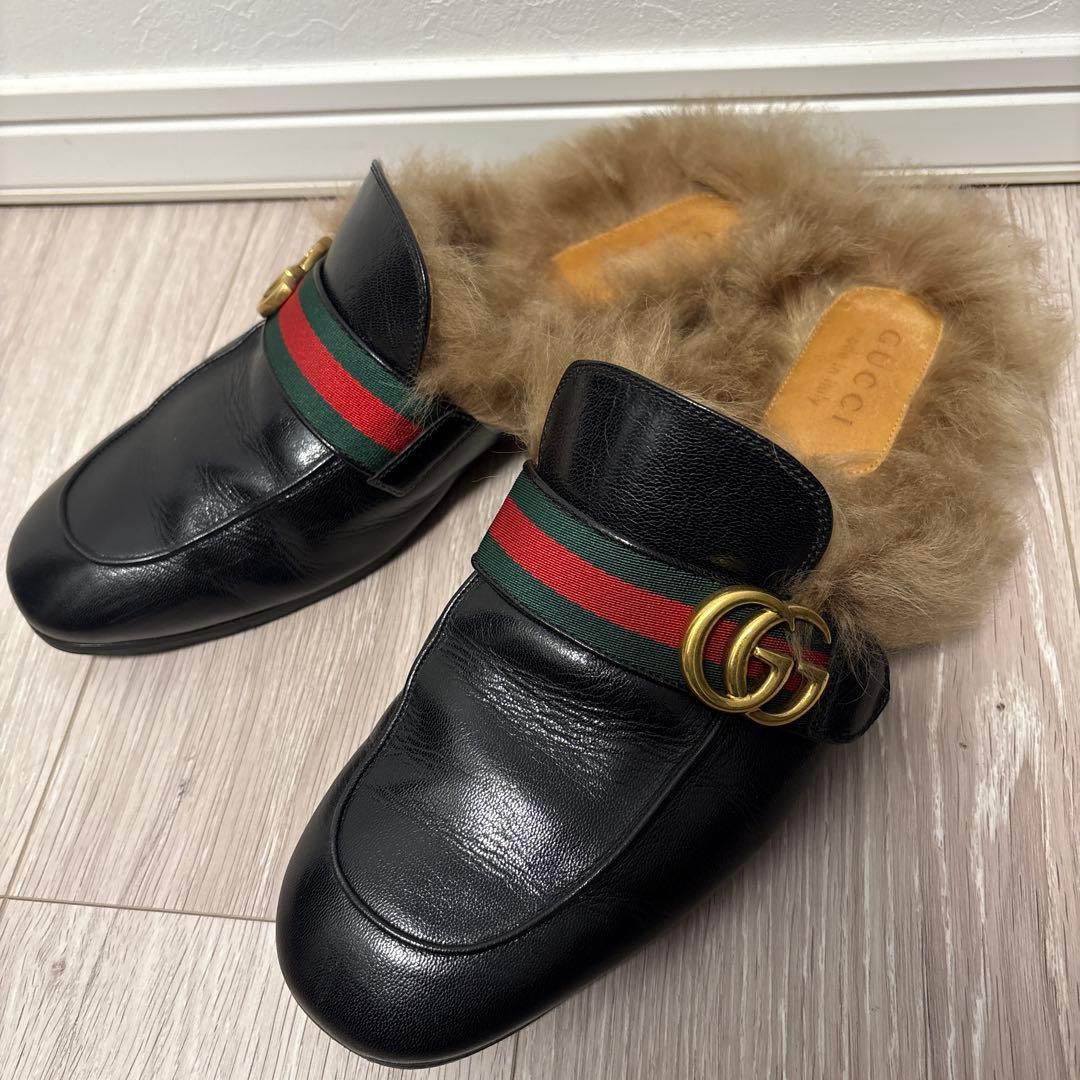 GUCCI プリンスタウン 【vibramソール補強済み】