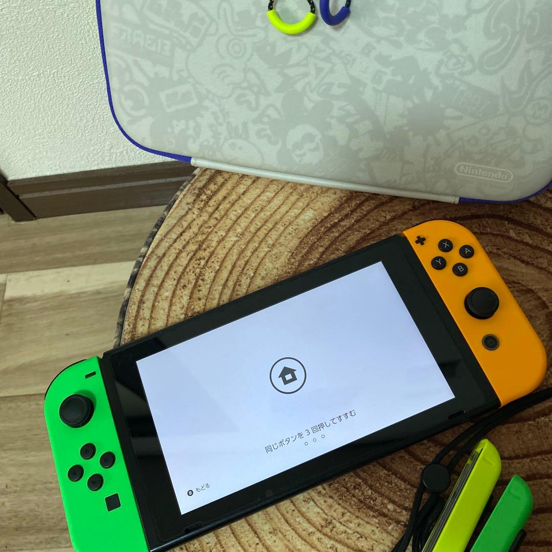 Nintendo Switch ニンテンドースイッチ本体　GRN/YEL 箱無し