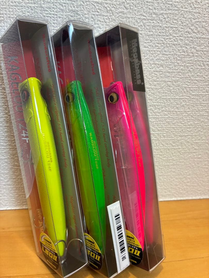 メガバス　カゲロウ124f 限定カラー　新品未使用　3個セット⑭