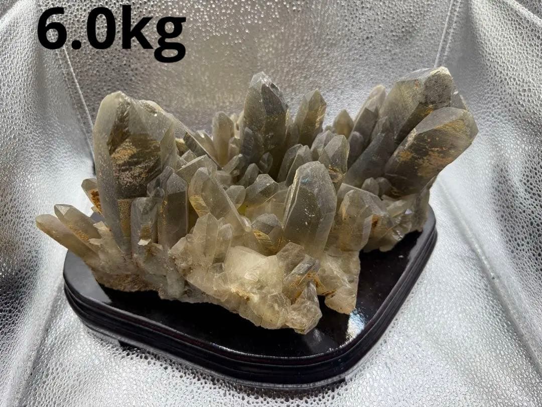 モリオンクラスター超巨大！（天然石）6キロ!!