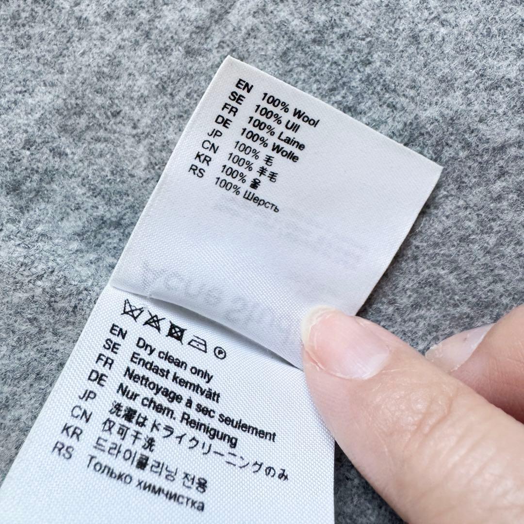 ピンクタグ✨美品✨ Acne Studios ウールマフラー グレー ストール