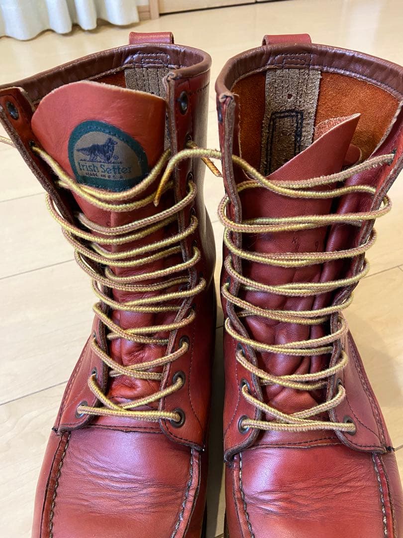 【希少&美品】90s/半円犬タグ/877/アイリッシュセッター/赤茶