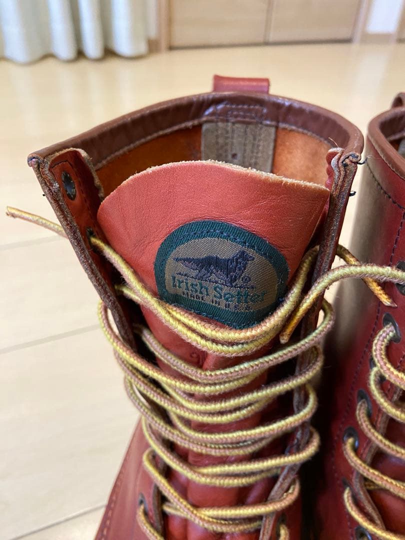 【希少&美品】90s/半円犬タグ/877/アイリッシュセッター/赤茶