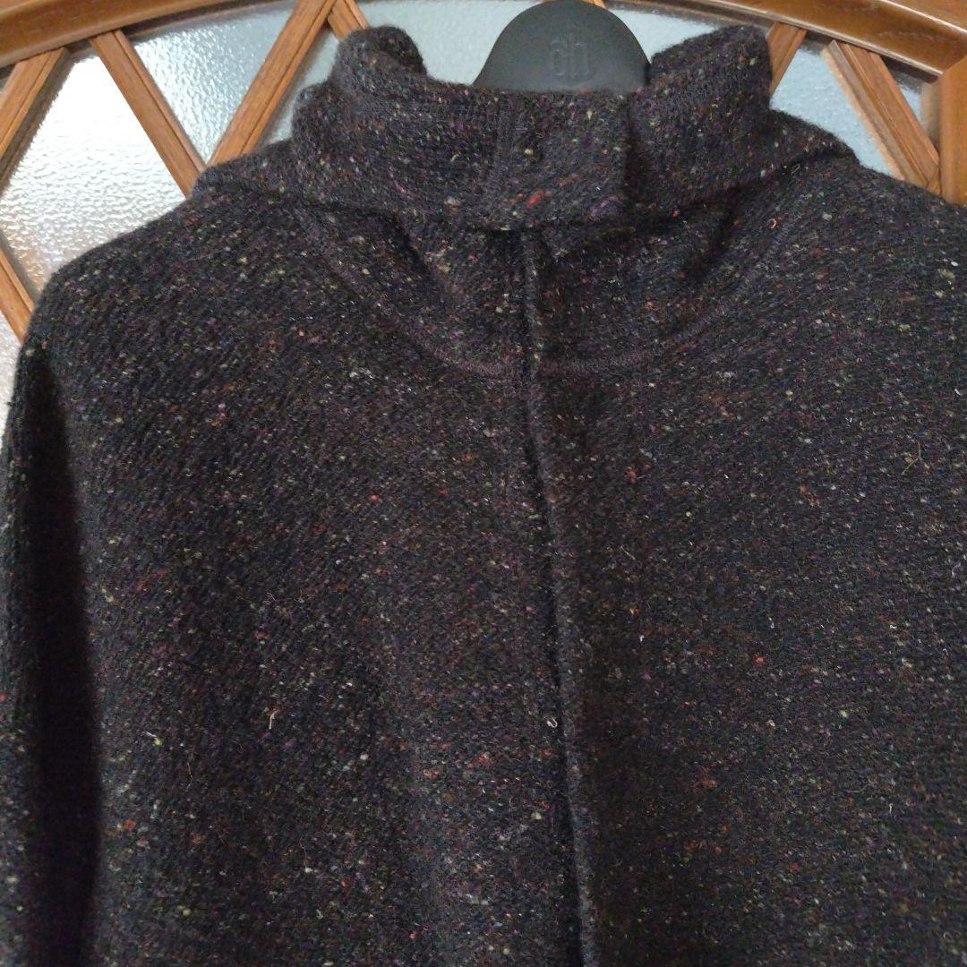 美品、ヨーガンレール　ネップツイードの軽くて暖かいコート2022 ブラウン