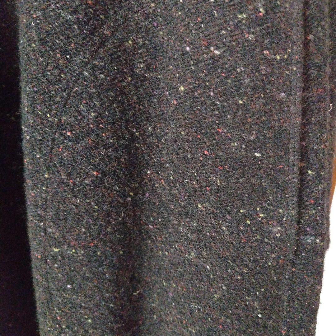 美品、ヨーガンレール　ネップツイードの軽くて暖かいコート2022 ブラウン