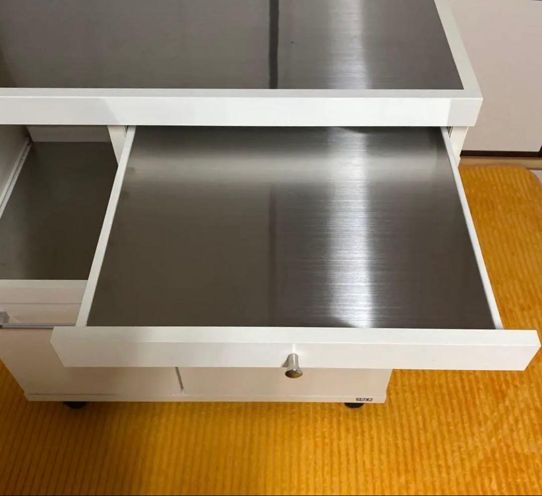 フナモコ キッチンカウンター カウンター 食器棚 引取り限定