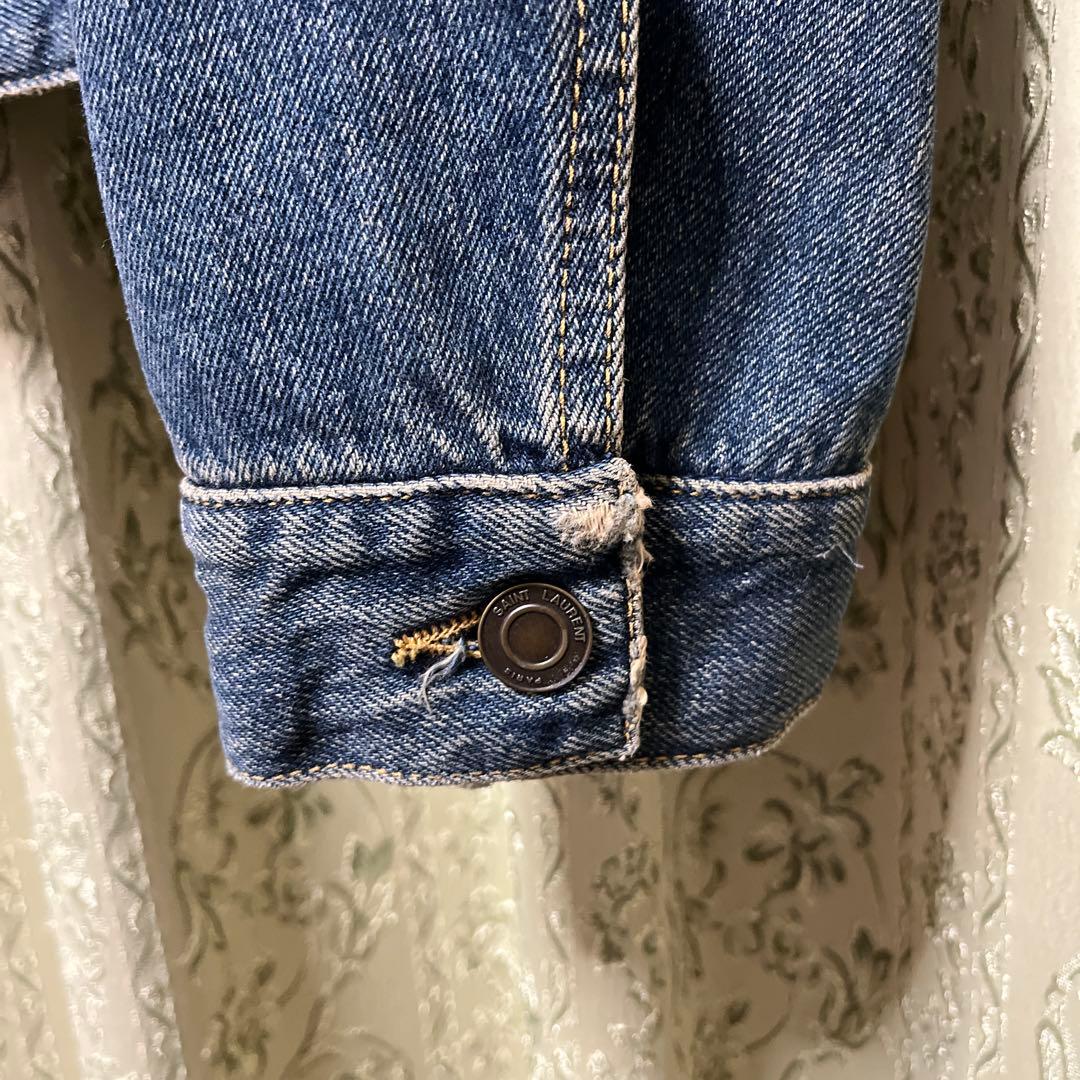 【室内試着程度】Saint Laurent Parisのデニムジャケット、S