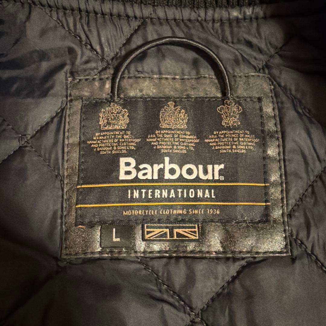 Barbour international ブラック MA-1 中綿